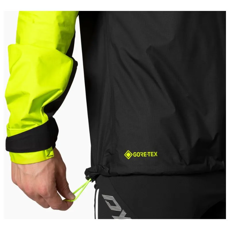 Chaqueta impermeable Dynafit ELEVATION GTX JKT (black out LIME PUNCH) Hombre