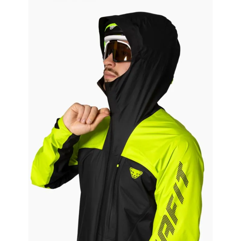 Chaqueta impermeable Dynafit ELEVATION GTX JKT (black out LIME PUNCH) Hombre