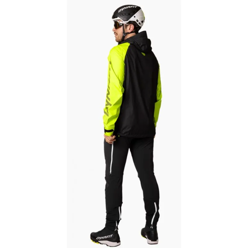Chaqueta impermeable Dynafit ELEVATION GTX JKT (black out LIME PUNCH) Hombre