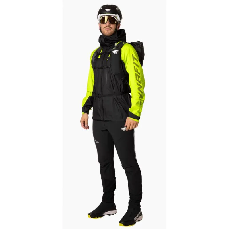 Chaqueta impermeable Dynafit ELEVATION GTX JKT (black out LIME PUNCH) Hombre