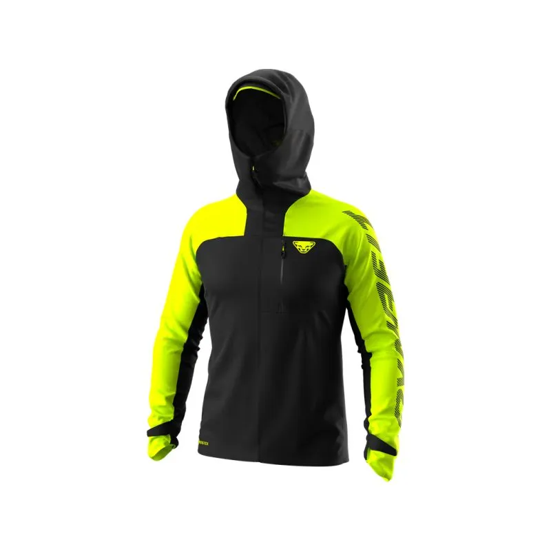 Chaqueta impermeable Dynafit ELEVATION GTX JKT (black out LIME PUNCH) Hombre
