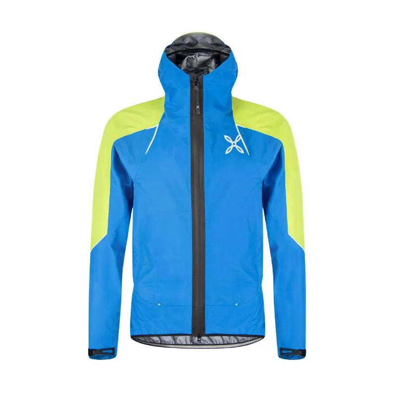 Chaqueta impermeable para hombre MONTURA Chaqueta Magic 2.0 (Celeste/Verde lima)