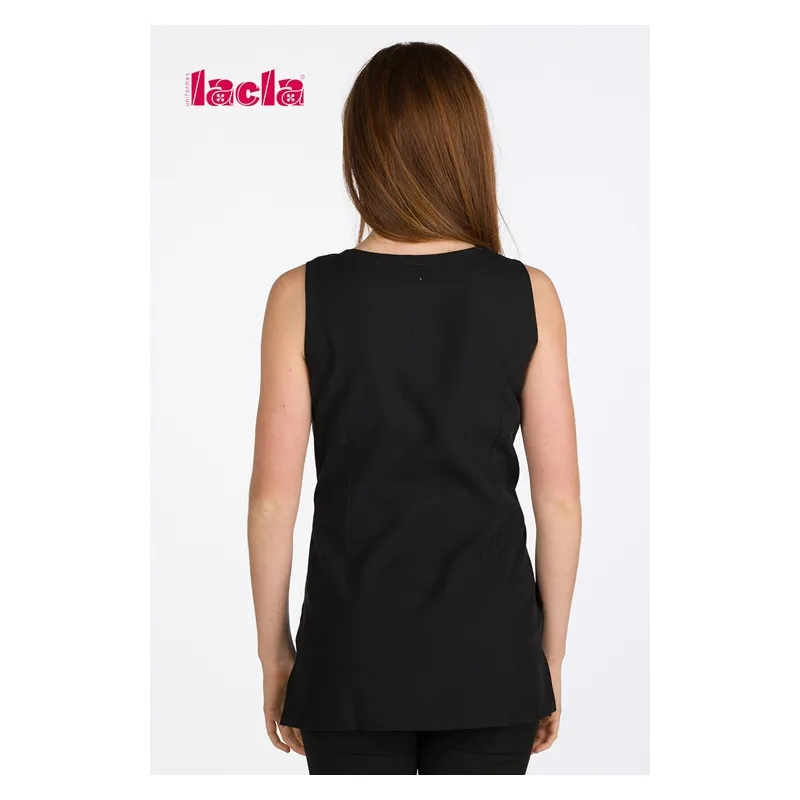 CHAQUETA NEGRA CíRCULOS DE COLORES  LACLA