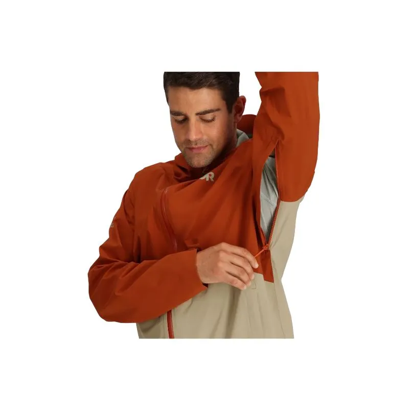 Chaqueta Outdoor Research STRATOBURST STRETCH RAIN JACKET M (Balsam/Grove) Hombre