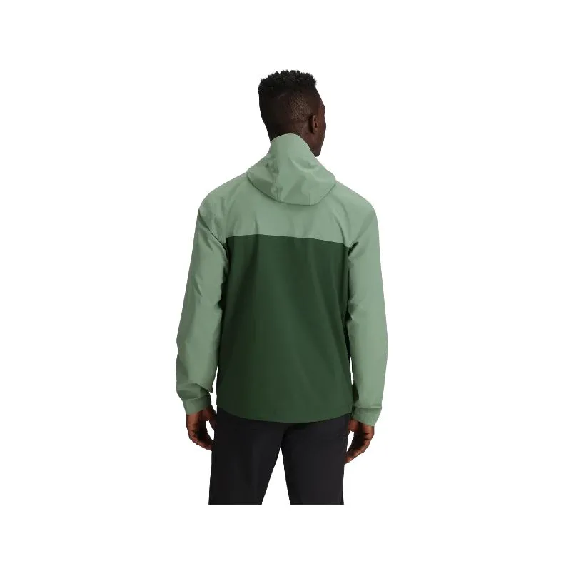 Chaqueta Outdoor Research STRATOBURST STRETCH RAIN JACKET M (Balsam/Grove) Hombre