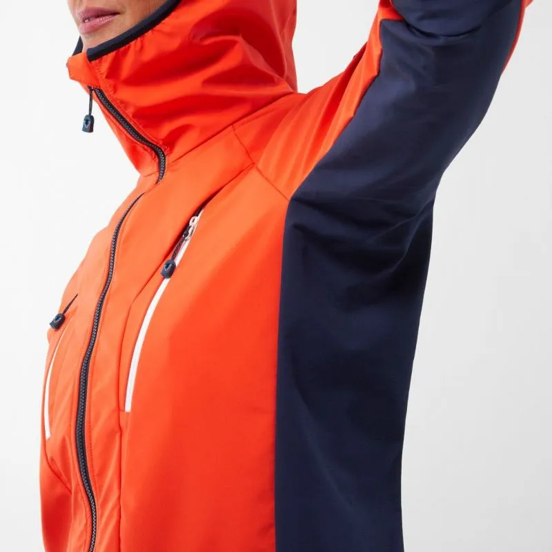 Chaqueta softshell de mujer Millet Trilogy V ICON INFINIUM™ (SAPHIR/CORAL CHROME)