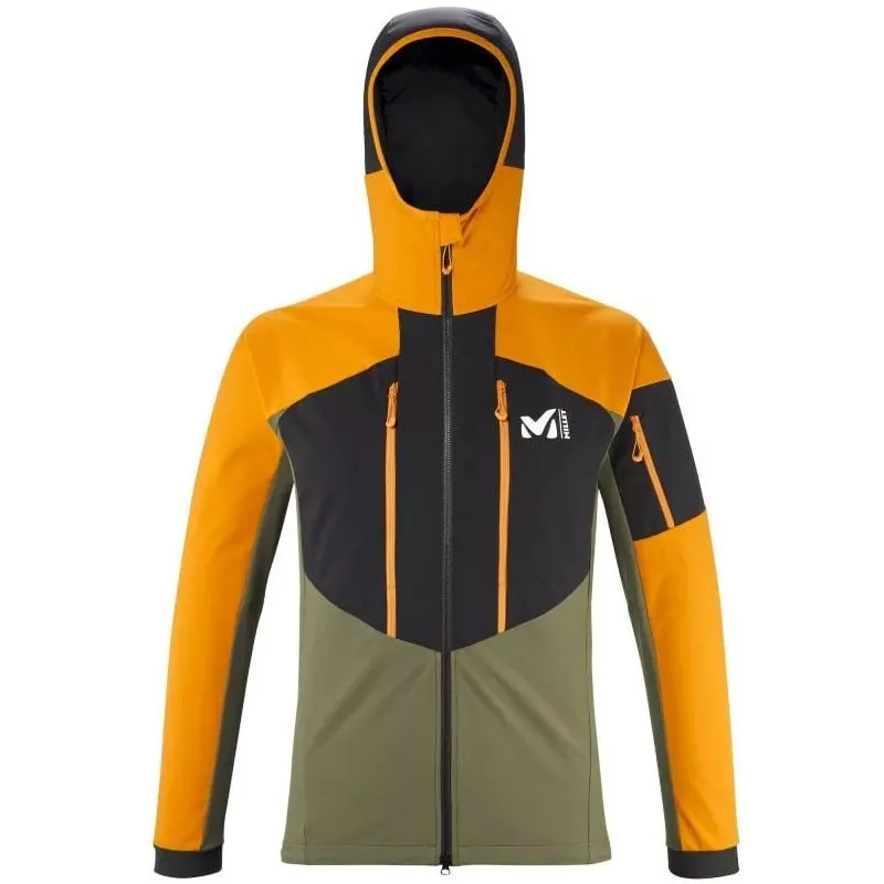 Chaqueta softshell para hombre Millet White Shield (IVY/MARACUJA)