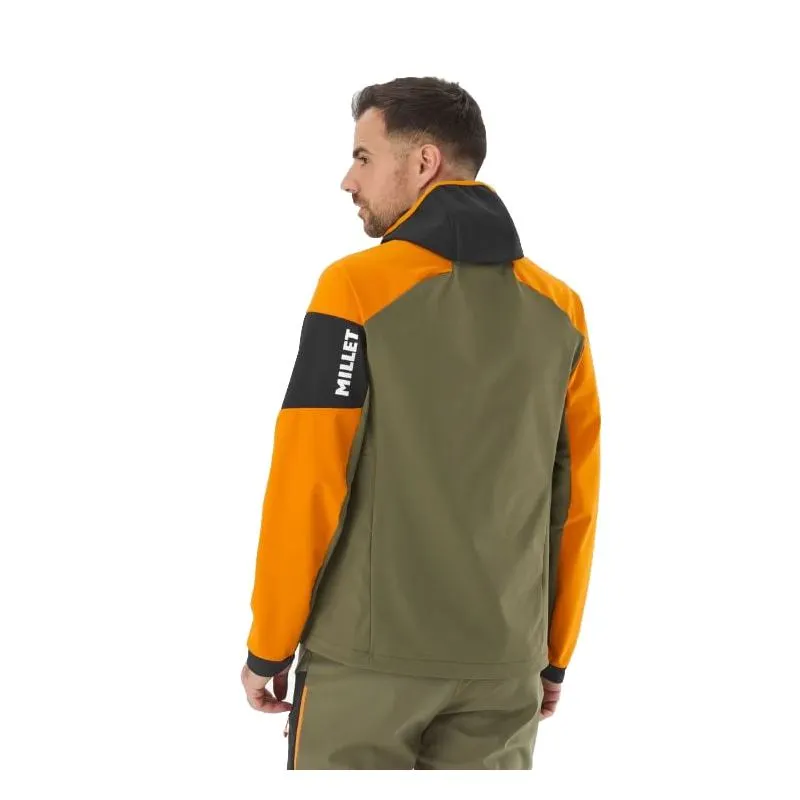 Chaqueta softshell para hombre Millet White Shield (IVY/MARACUJA)