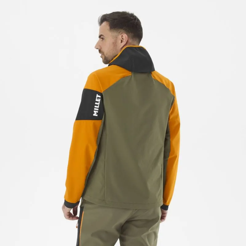Chaqueta softshell para hombre Millet White Shield (IVY/MARACUJA)