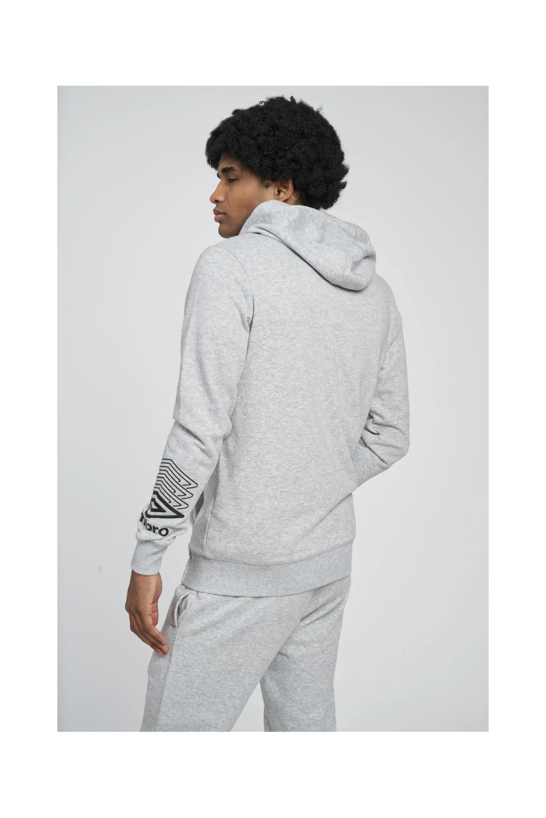 CHAQUETA UMBRO FW TERRACE ZIP HOODIE GREY MARL