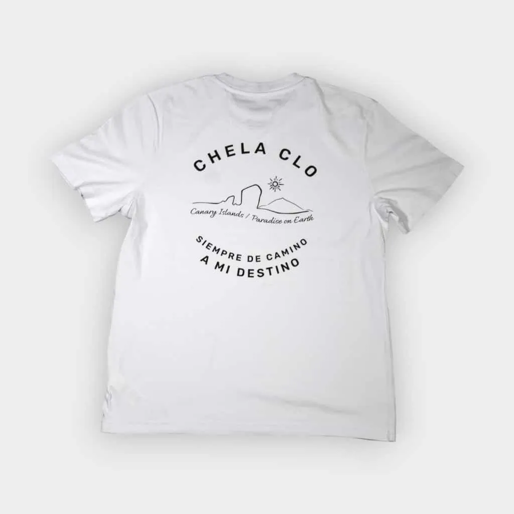 Chela Clo – Camiseta Paradise white