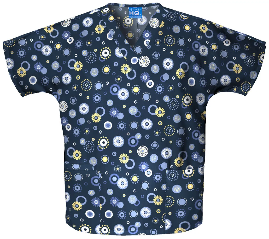 CHEROKEE VNECK TOP IN DOT'S WONDERFUL  CLEARANCE!