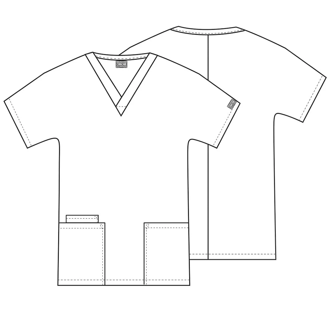 CHEROKEE VNECK TOP IN DOT'S WONDERFUL  CLEARANCE!