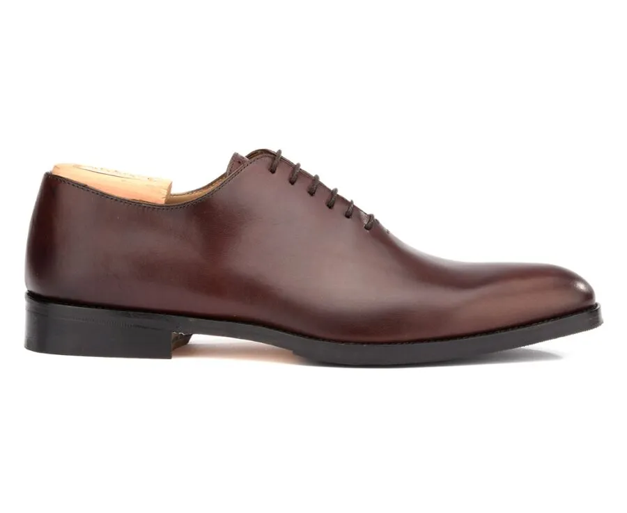 CHOCOLATE OXFORD SHOES  RUBBER PAD  PETER PATIN