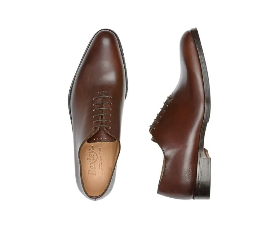CHOCOLATE OXFORD SHOES  RUBBER PAD  PETER PATIN