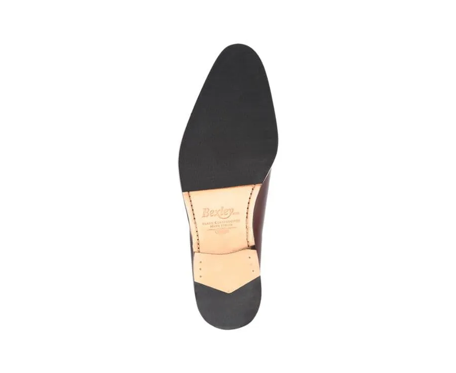 CHOCOLATE OXFORD SHOES  RUBBER PAD  PETER PATIN