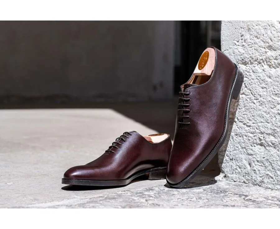 CHOCOLATE OXFORD SHOES  RUBBER PAD  PETER PATIN