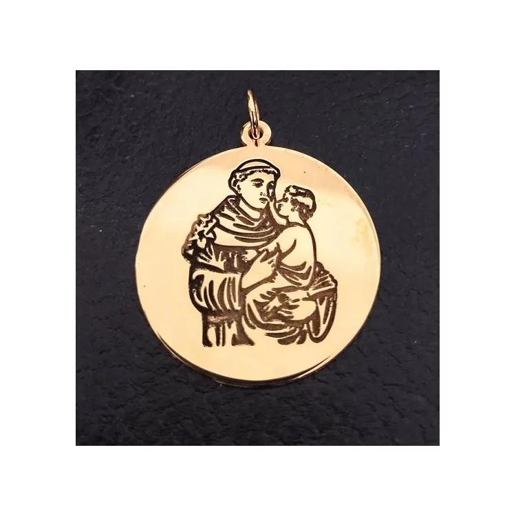 Collar de virgenes y santos plata de ley