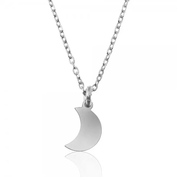 Collar en plata de ley Lunita