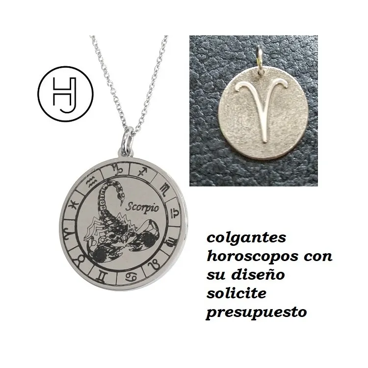 Collar horóscopos POR ENCARGO en plata de ley