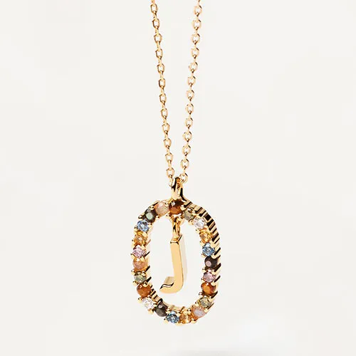 Collar Letra J Say My Name