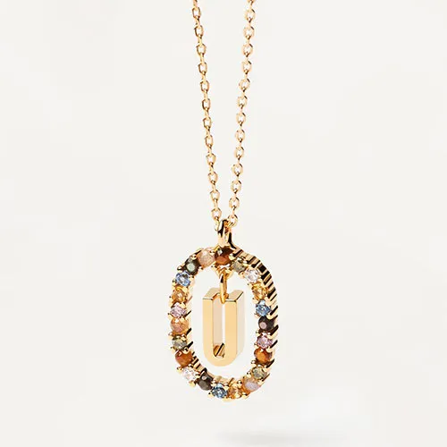 Collar Letra U Say My Name