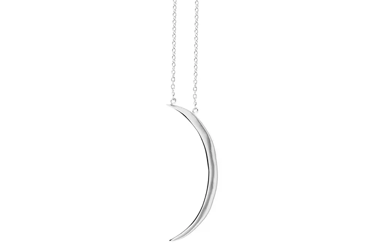 Collar Plata Crescent