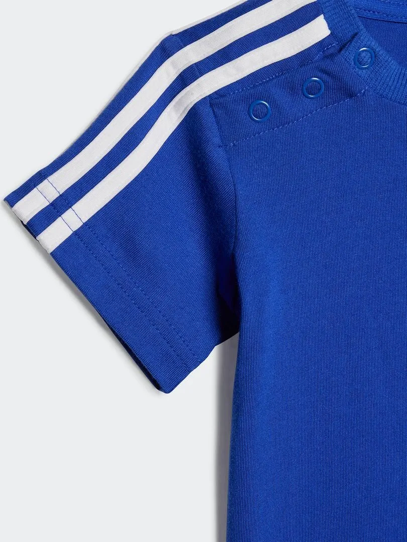 CONJUNTO DE CAMISETA + SHORT 'ADIDAS'  2 PIEZAS  AZUL