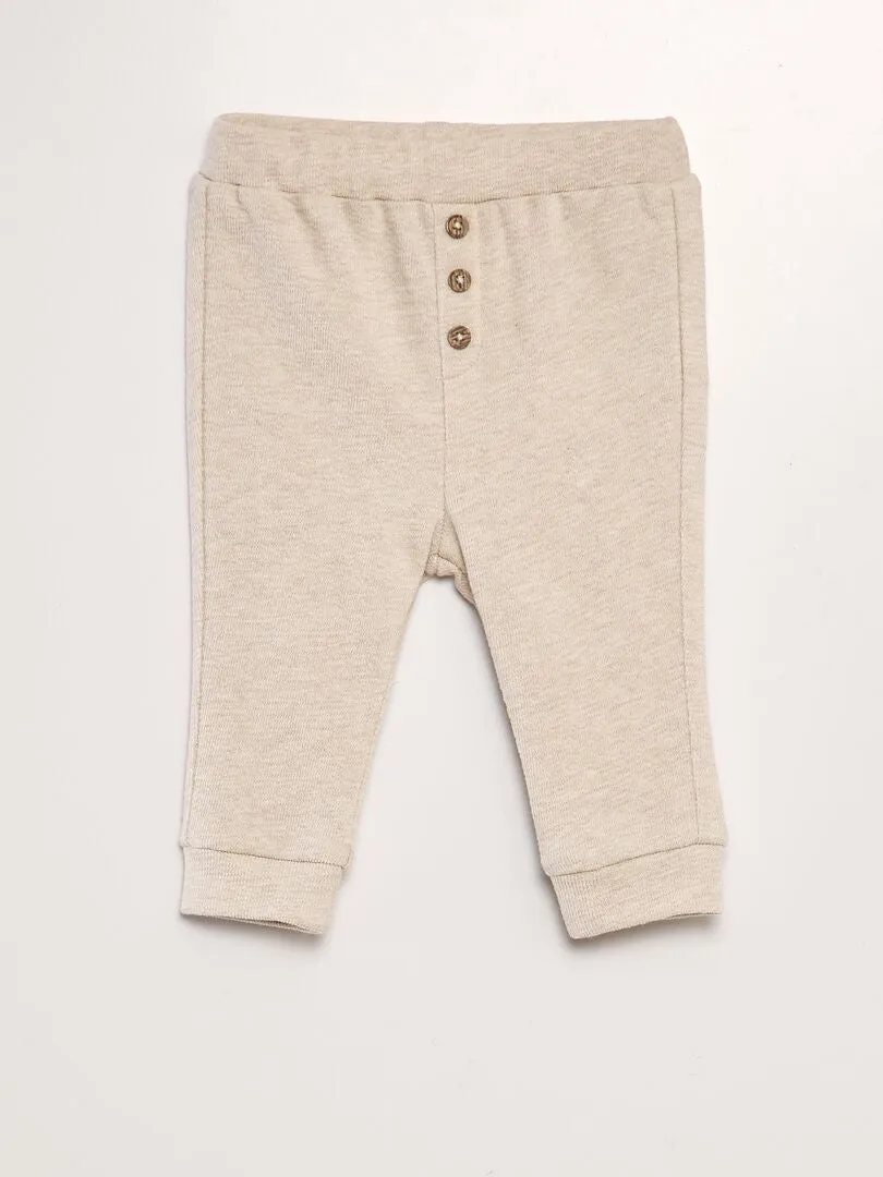 CONJUNTO DE SUDADERA + PANTALóN  2 PIEZAS  BEIGE
