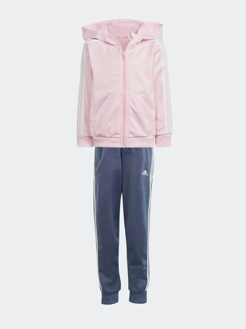 CONJUNTO DE SUDADERA CON CREMALLERA + PANTALóN 'ADIDAS'  ROSA