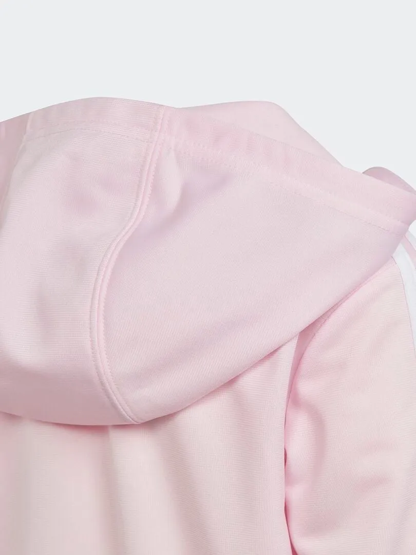 CONJUNTO DE SUDADERA CON CREMALLERA + PANTALóN 'ADIDAS'  ROSA