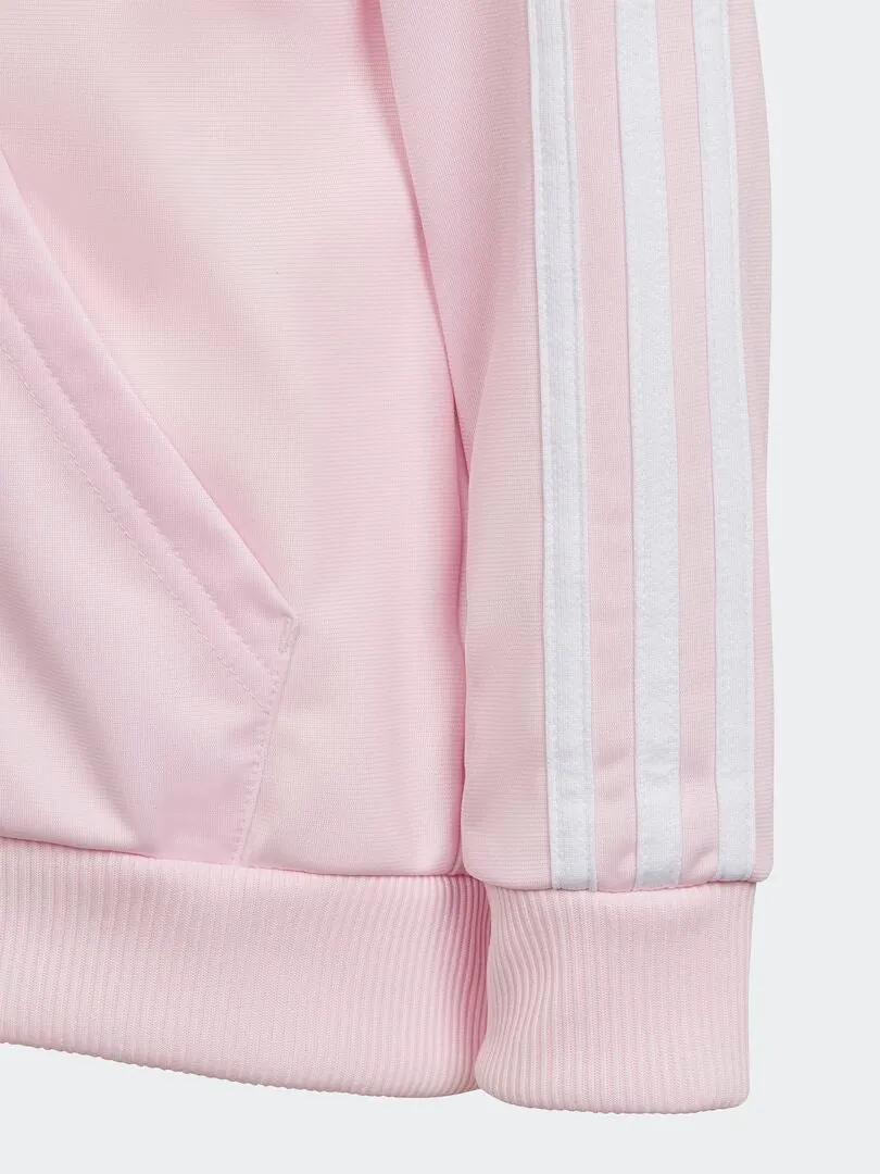 CONJUNTO DE SUDADERA CON CREMALLERA + PANTALóN 'ADIDAS'  ROSA