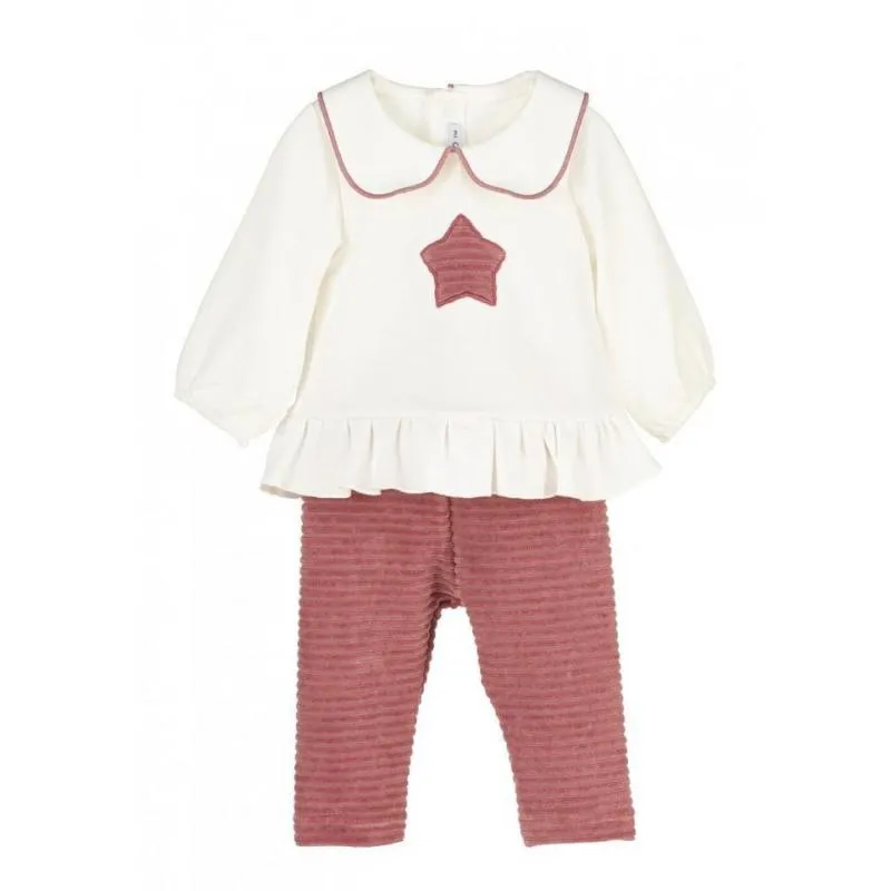 Conjunto recién nacida leggings Tarquinia