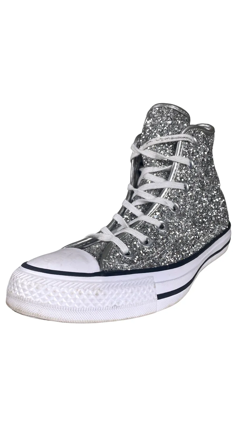 CONVERSE Zapatillas Chuck Taylor Glitter Plateado