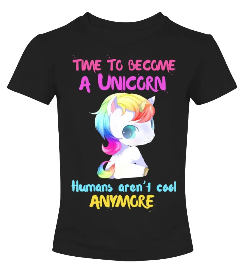 CUTE UNICORN  LADIES TSHIRT Camiseta cuello redondo Mujer