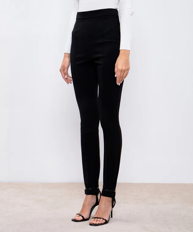 Dolce&Gabbana Black pants with laces