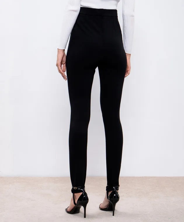 Dolce&Gabbana Black pants with laces