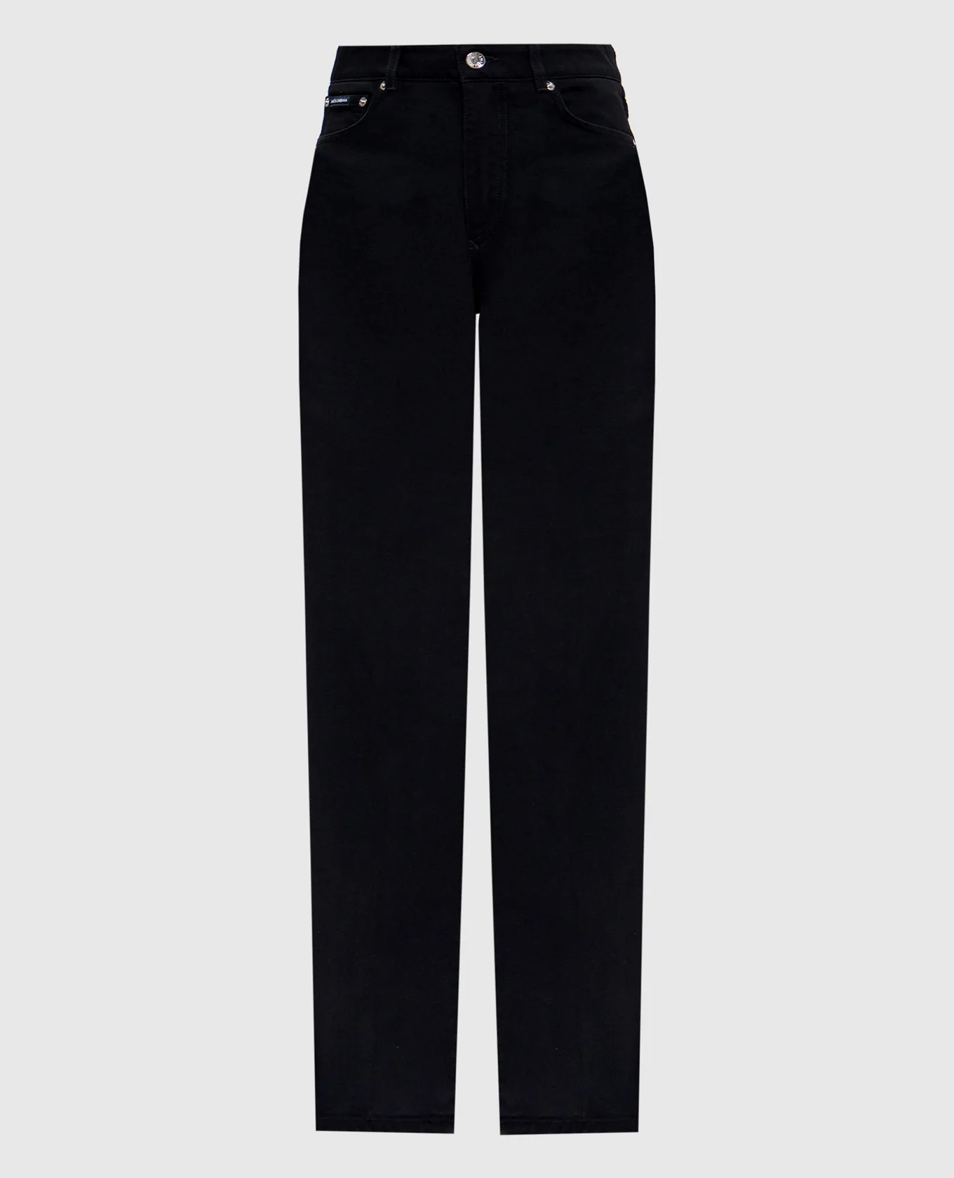 Dolce&Gabbana Black striped wool pants