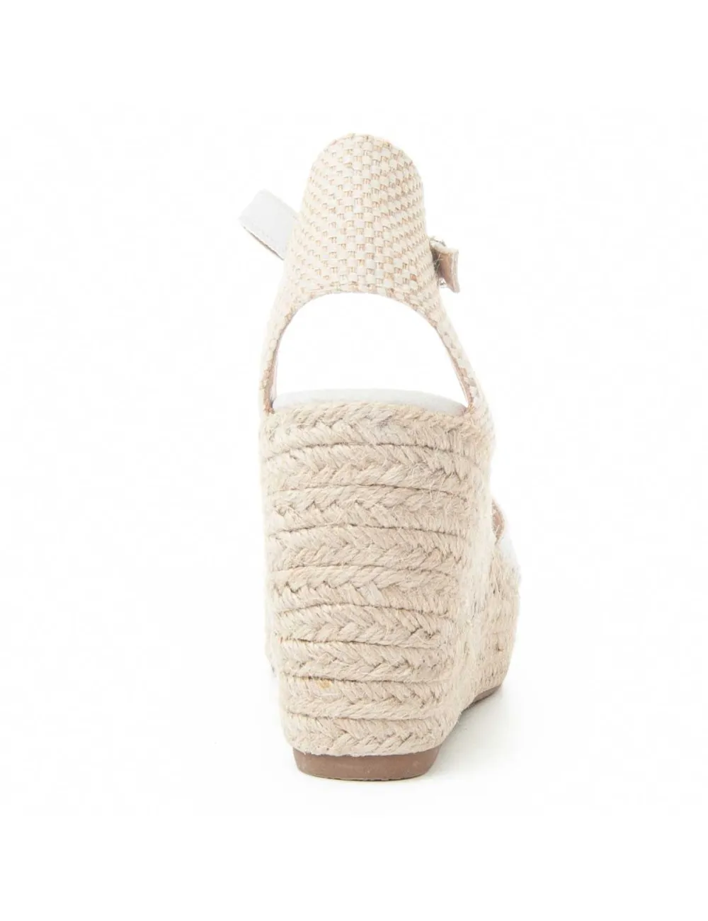 Esparto De Cuña Para Mujer.  Montevita  Spartila3  89375 Blanco