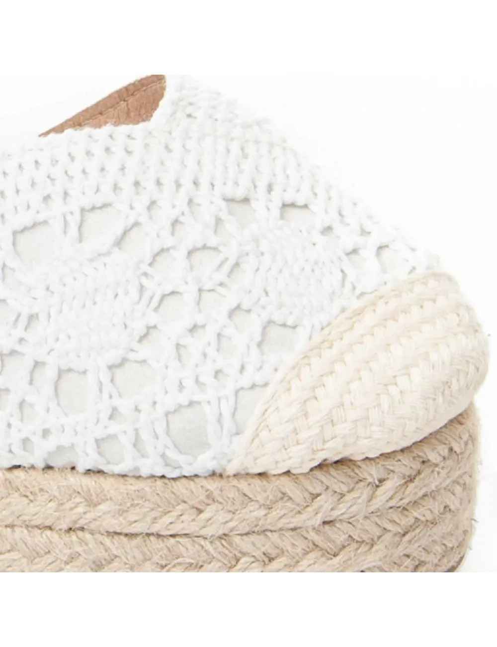 Esparto De Cuña Para Mujer.  Montevita  Spartila3  89375 Blanco