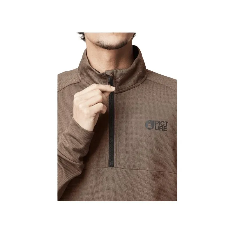 Forro polar Picture HAUPREK 1/4 TECH FLEECE (Acorn) Men's