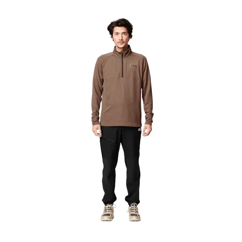 Forro polar Picture HAUPREK 1/4 TECH FLEECE (Acorn) Men's