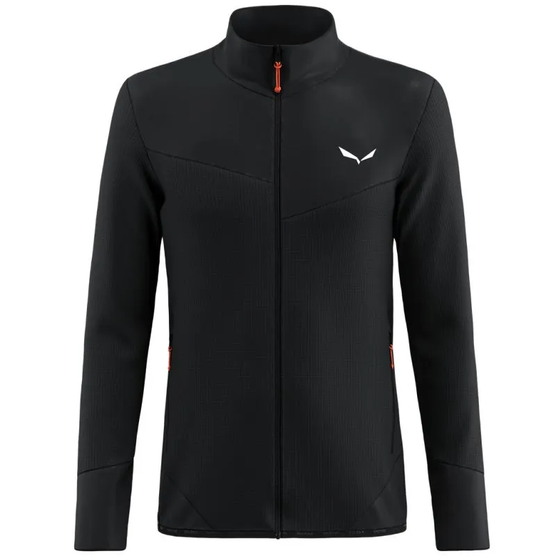 Forro polar Salewa CHAQUETA PUEZ WAFFLE HYB PL (black out) Hombre