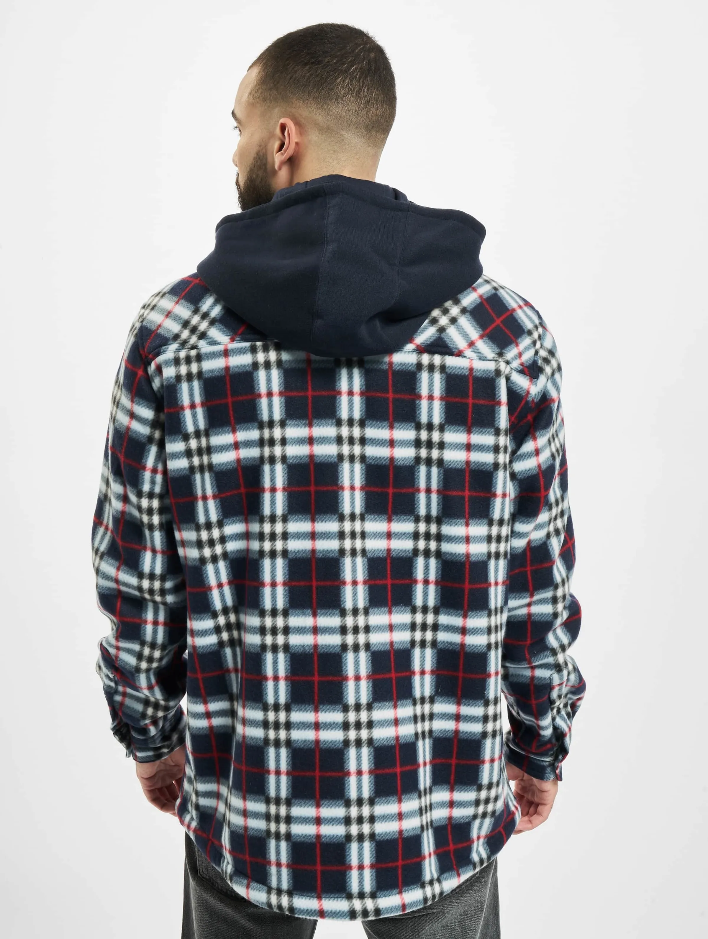 Hooded Polar Fleece Overshirt 
