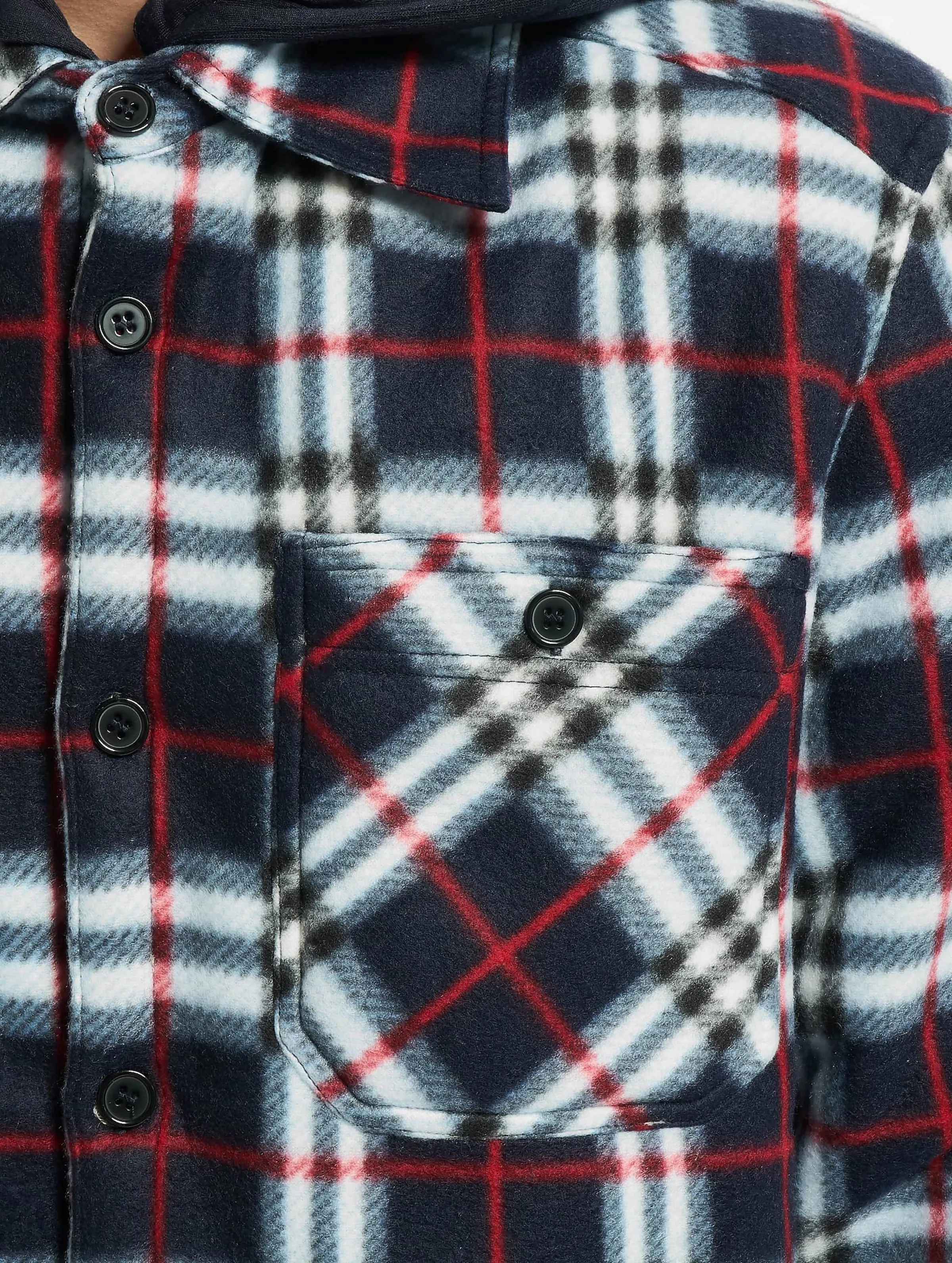 Hooded Polar Fleece Overshirt 