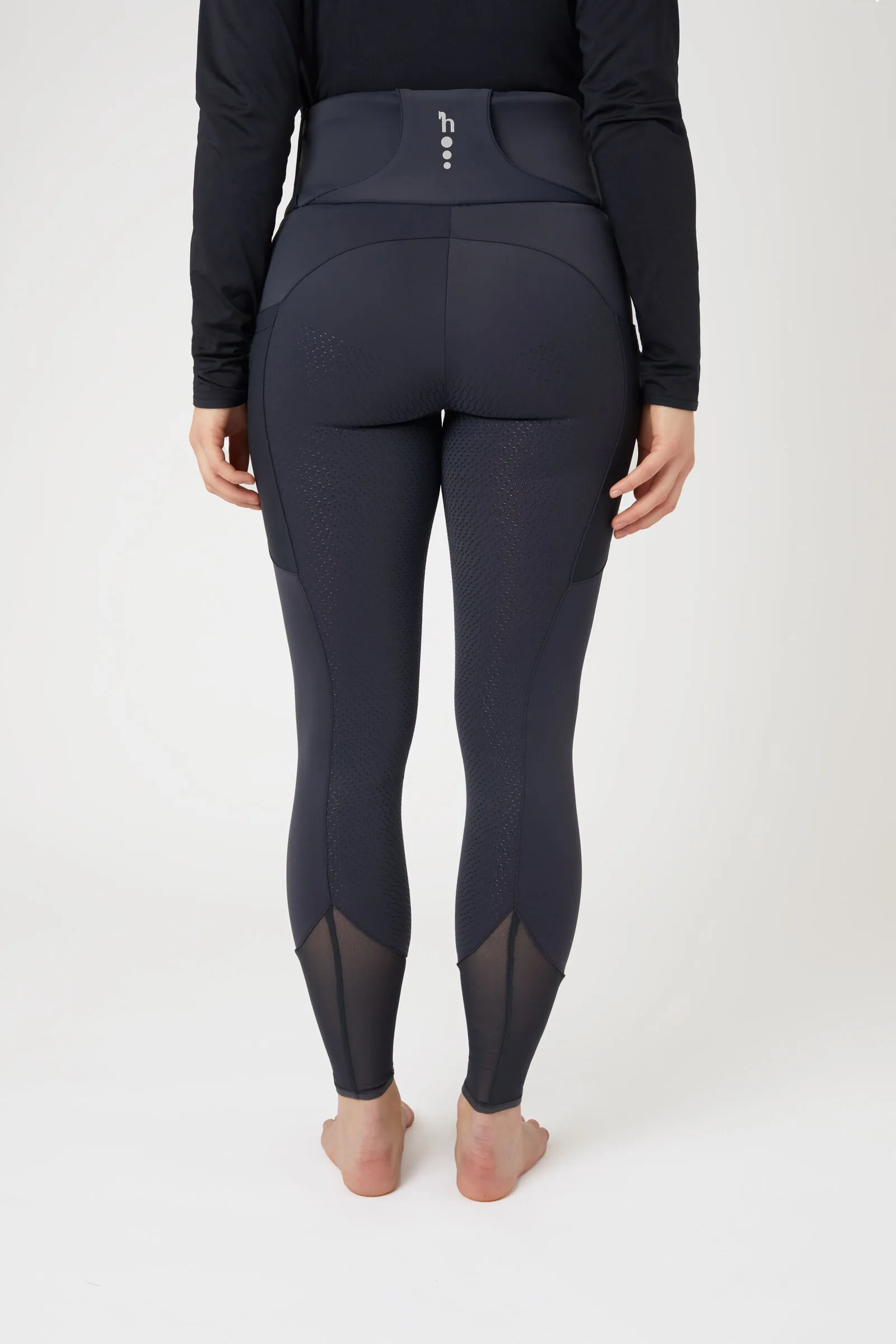 Horze Pantalonesde Montar con Agarre Completo con Malla para Mujer Ebba