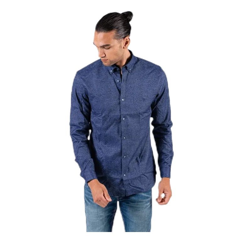 Jack & Jones Logo Twist Shirt L/S Blue