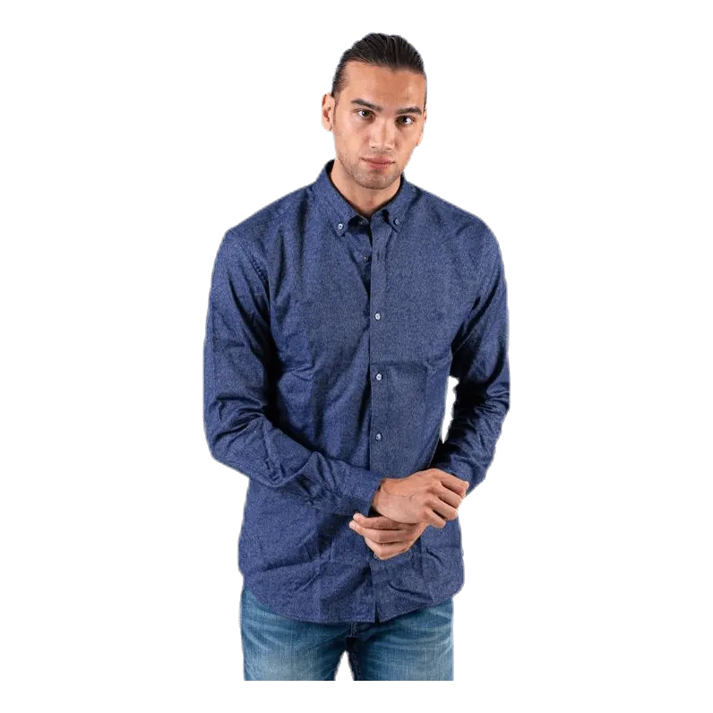 Jack & Jones Logo Twist Shirt L/S Blue