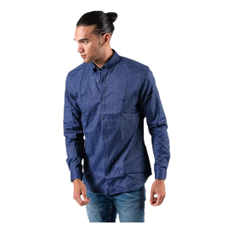 Jack & Jones Logo Twist Shirt L/S Blue