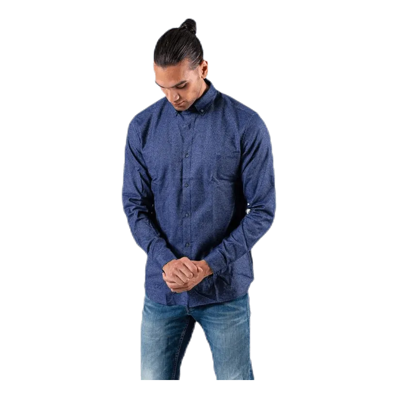 Jack & Jones Logo Twist Shirt L/S Blue